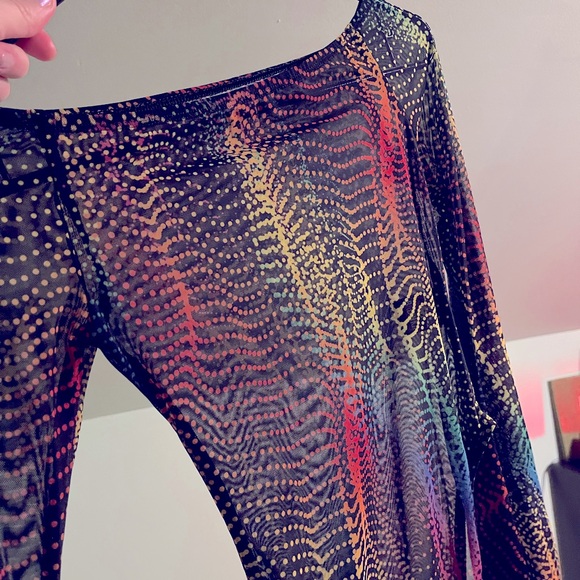 Badinka rainbow dot mesh bodysuit - Picture 2 of 4